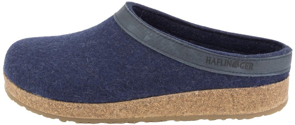 Haflinger - Grizzly Torben | instappantoffel met kurk zool Jeans