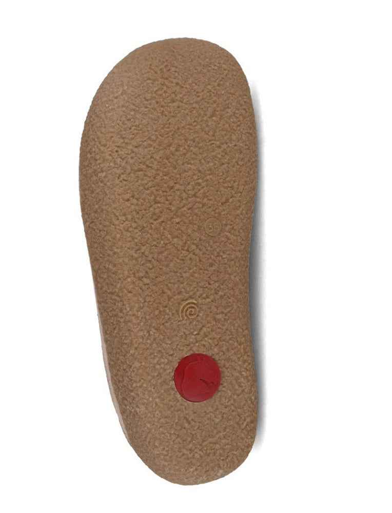 Haflinger - Blizzard Skane | vilt pantoffel met rubber zool