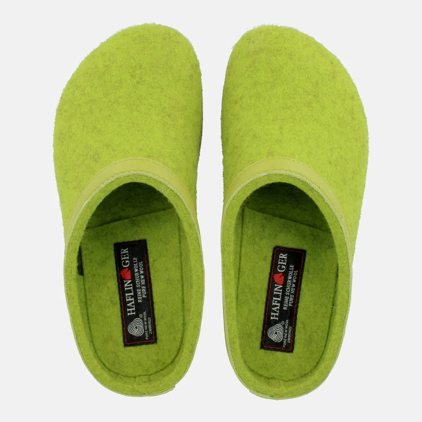 Haflinger - Grizzly Torben | Slip-on slipper with cork sole