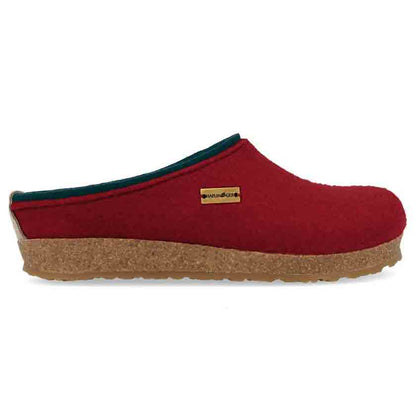 Haflinger - Grizzly Kris | vilt pantoffel met rubber zool