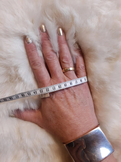 Texelana | suede sheepskin gloves with leather trim