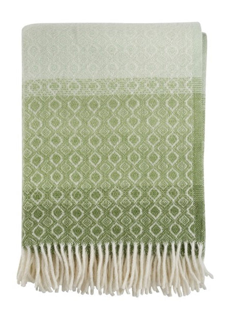 Klippan - Havanna | plaid van lamswol Green multi 130x200 cm.