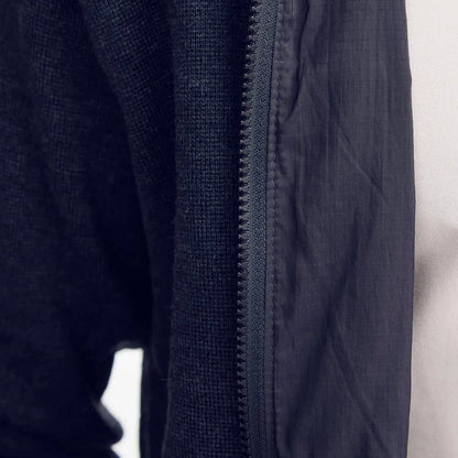 Ivanhoe Knitted in Sweden - Henry FZ WB | wool windbreaker
