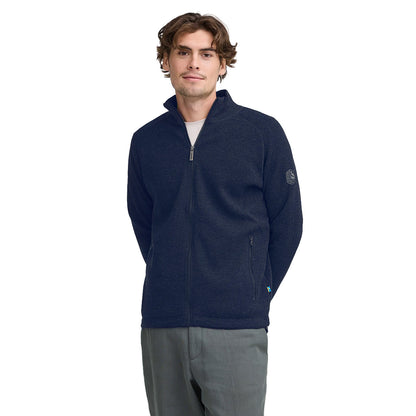 Ivanhoe Knitted in Sweden - Henry FZ WB | wool windbreaker