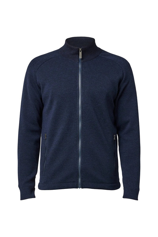 Ivanhoe Knitted in Sweden - Henry FZ WB | wool windbreaker