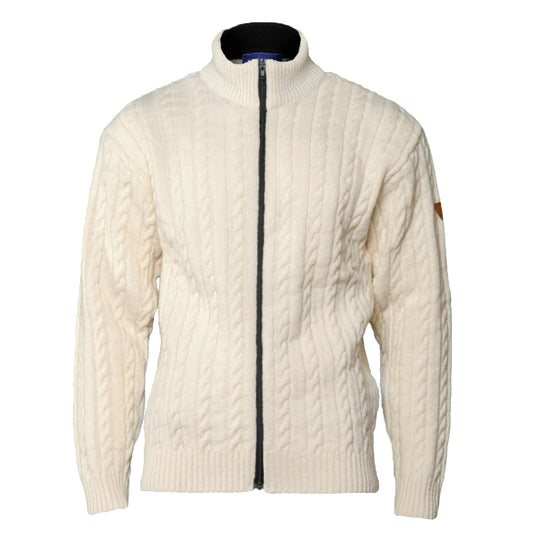 Bråtens - Holmsbu cable jacket | Noors wollen herenvest