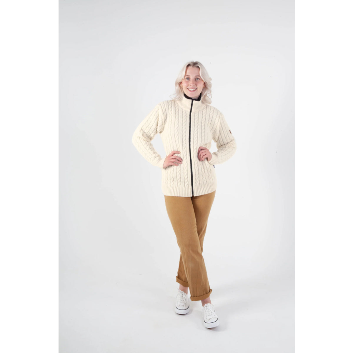 Bråtens - Holmsbu cable jacket | Noors wollen herenvest
