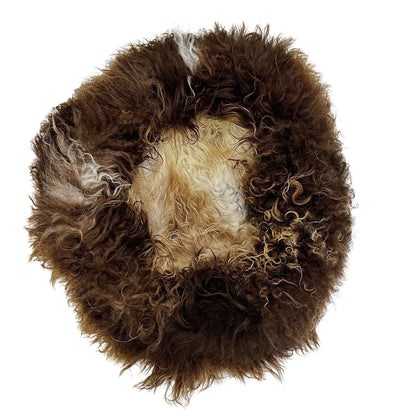 Belpo - sheepskin dog basket