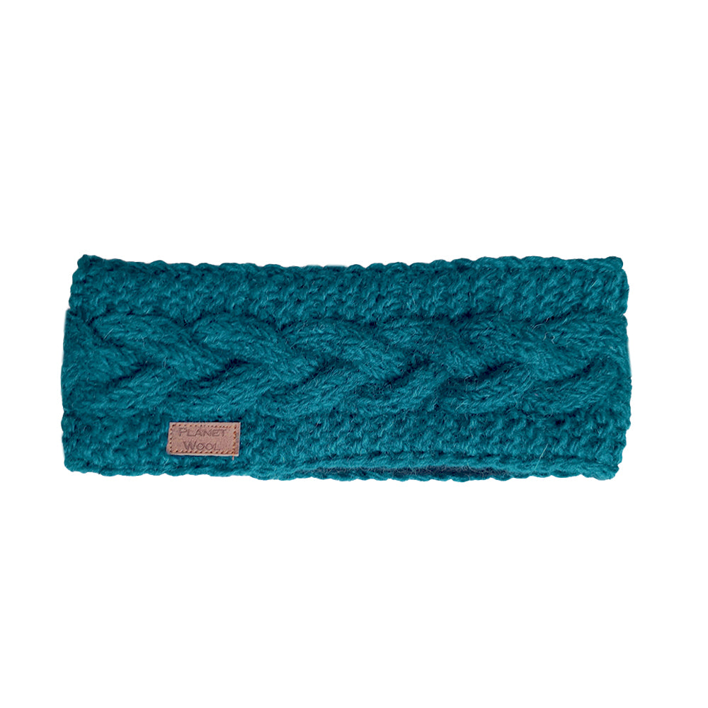 Planet wool - Headband cable | hoofdband van wol