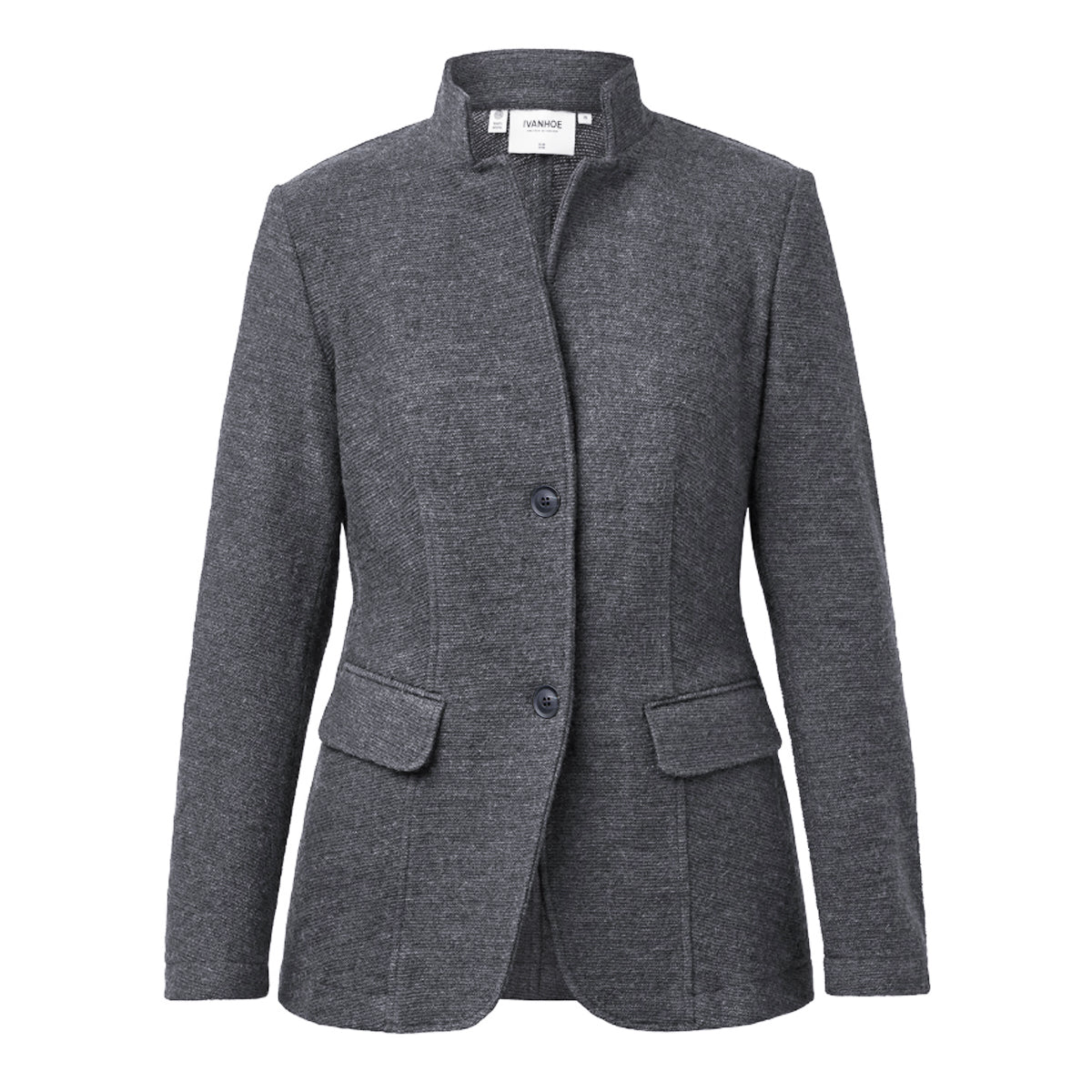 Ivanhoe Knitted in Sweden - GY Hyltan | wollen damesjas Grey