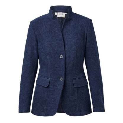 Ivanhoe Knitted in Sweden - GY Hyltan | wollen damesjas Light navy