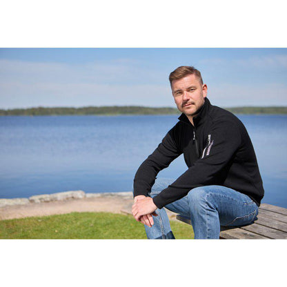 Ivanhoe of Sweden - Hadar HZ WB | Windbreaker-Pullover aus Merinowolle