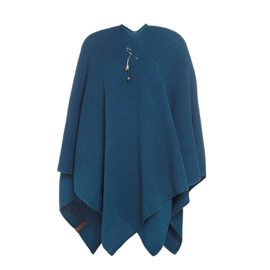 Knit Factory - Jazz | omslagvest Petrol