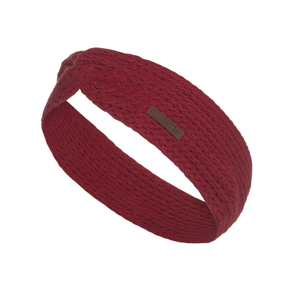 Knit Factory - Joy | hoofdband Bordeaux