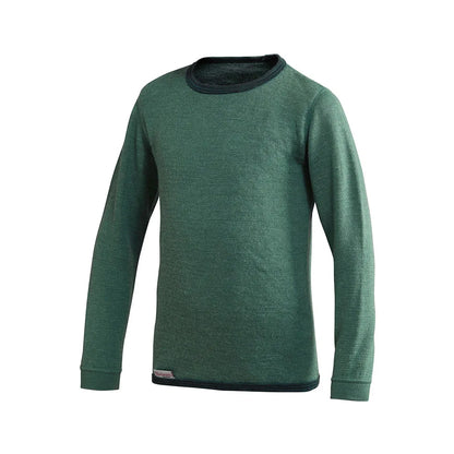 Woolpower Kids | wollen kinder thermo t-shirt 200 Lake green
