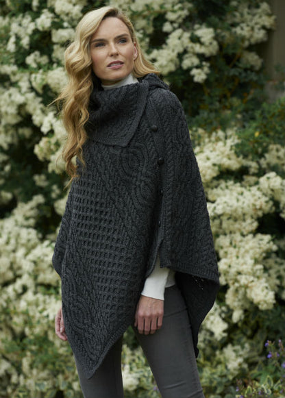 West End - CW4784 | poncho merino wool