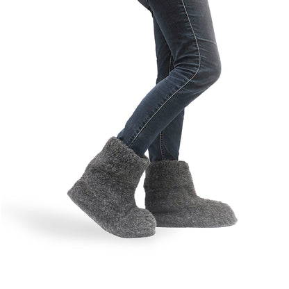 Yoko-Wool | Pantoffel-Stiefel aus Schafwolle