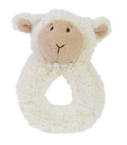 Happy Horse - Lammy Rattle | baby rammelaar Wit
