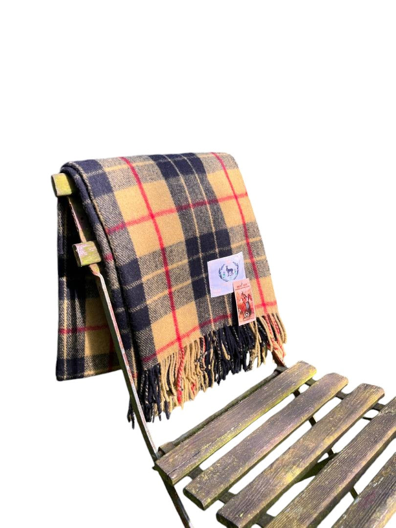 Belpo - Tartan blanket | wollen plaid Lewis modern