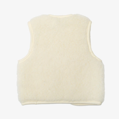 Flokati - Panda vest | children's bodywarmer made of merino wool