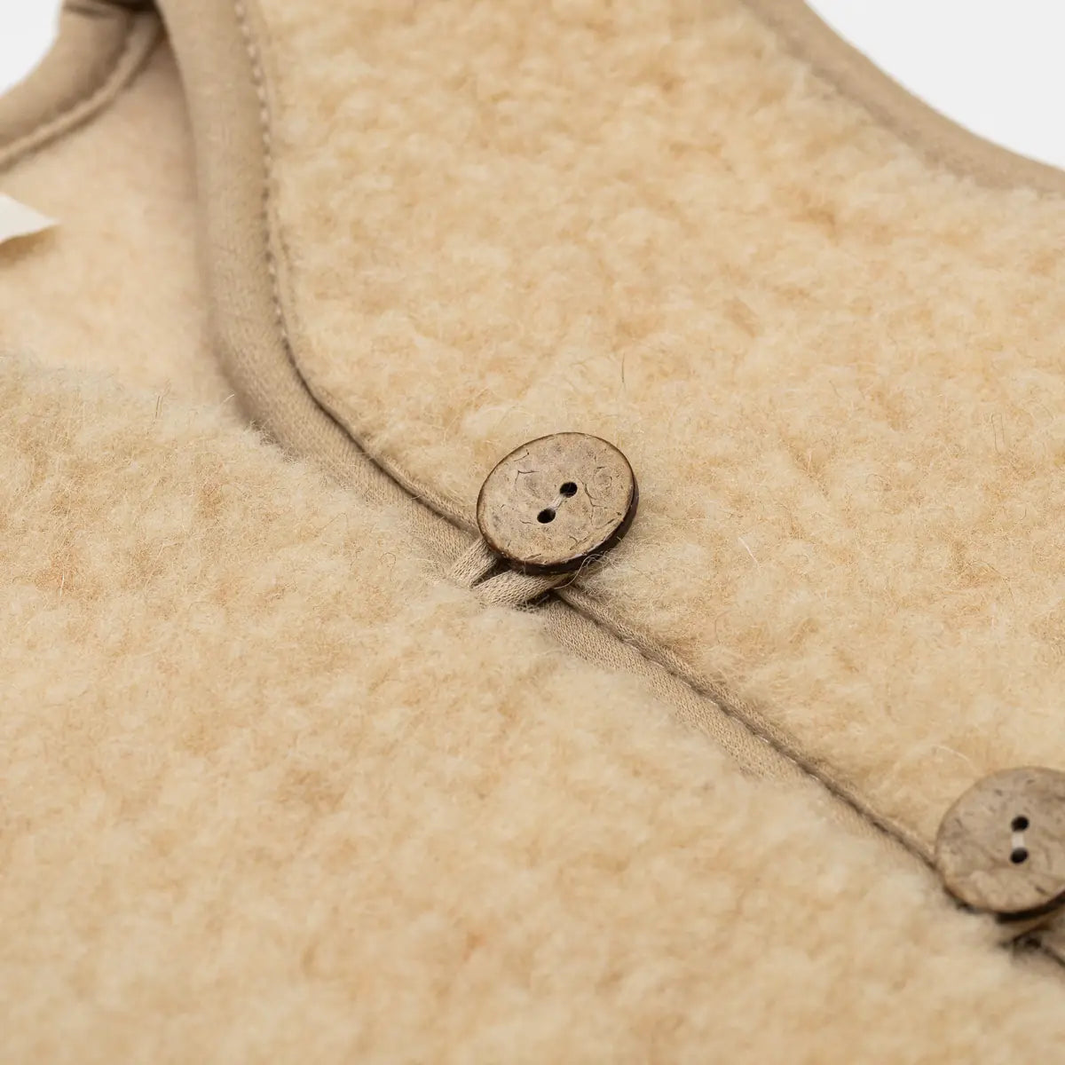 Flokati - Panda vest | children's bodywarmer made of merino wool