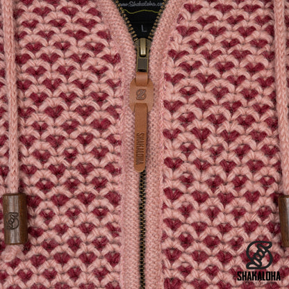 Shakaloha - Marlina Old Pink | wollen damesvest