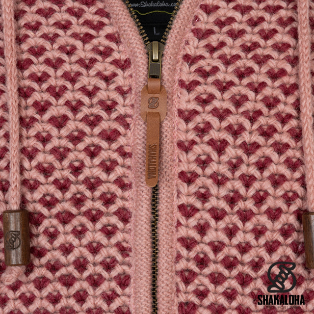 Shakaloha - Marlina Old Pink | wollen damesvest