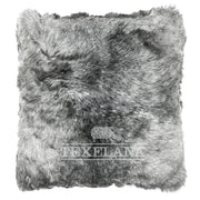 Texelana - sierkussen van schapenvacht | geschoren Natural grey