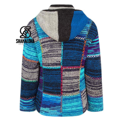 Shakaloha - Patch nh Mixblue | women's wool cardigan