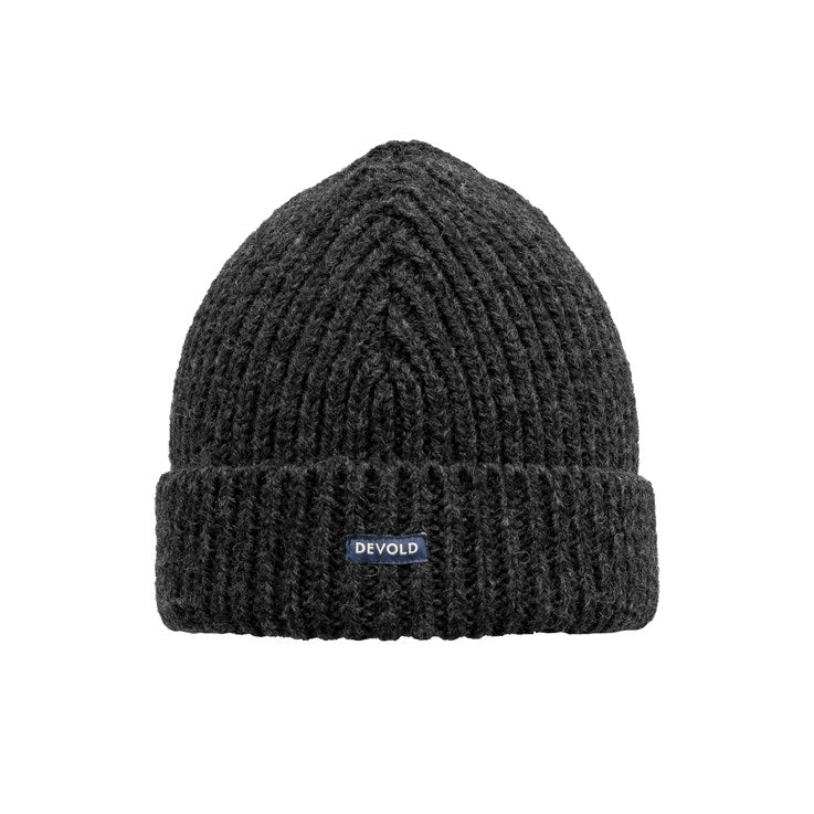 Devold - Nansen cap | wollen muts Antraciet