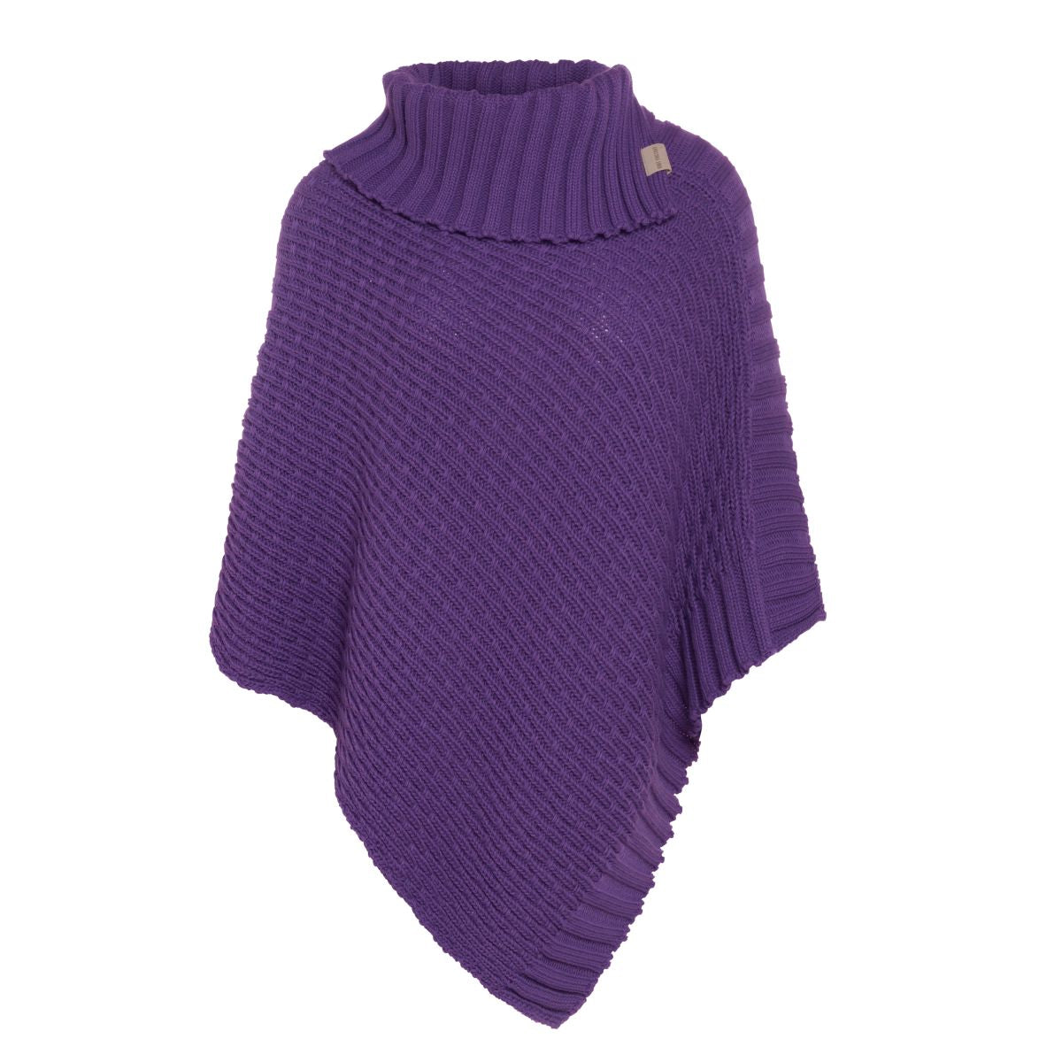 Knit Factory - Nicky | poncho van wol Purple