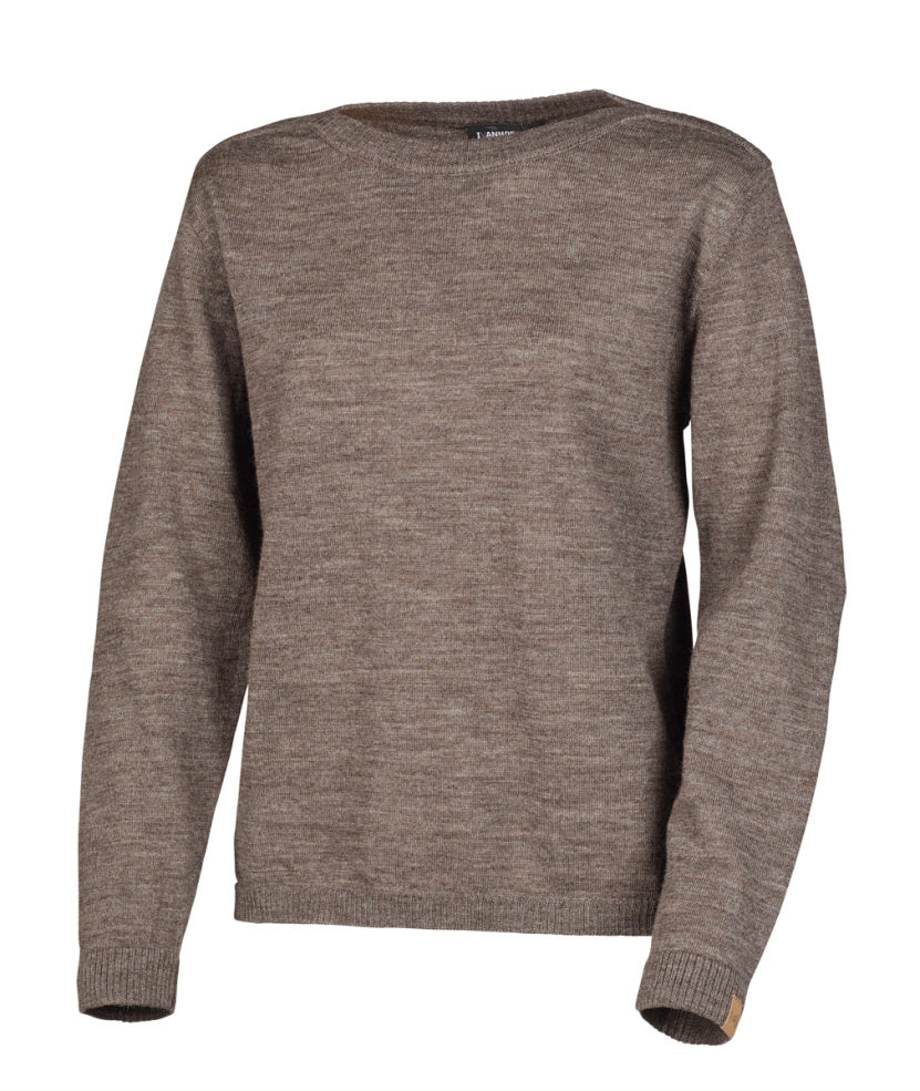 Ivanhoe Knitted in Sweden - NLS Tunabo | wollen damestrui Nutmeg