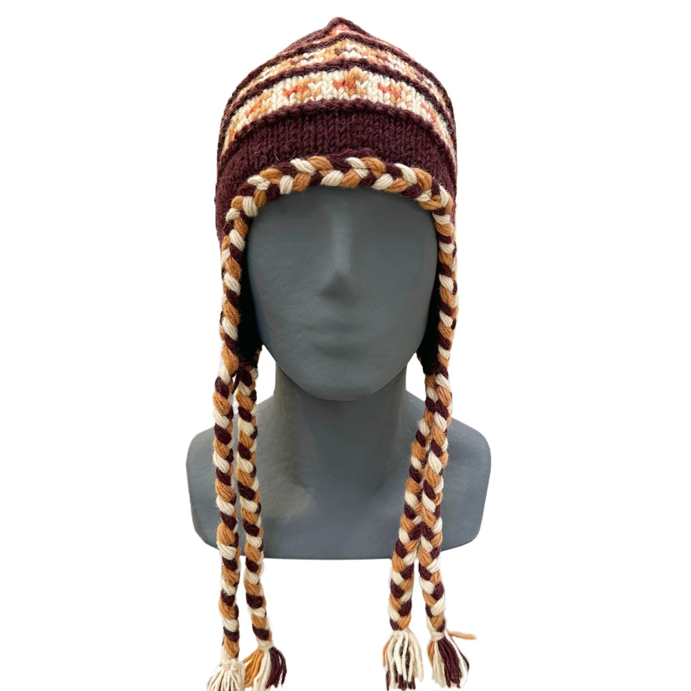 Planet Wool - hat ear covers | wool hat with ear flaps