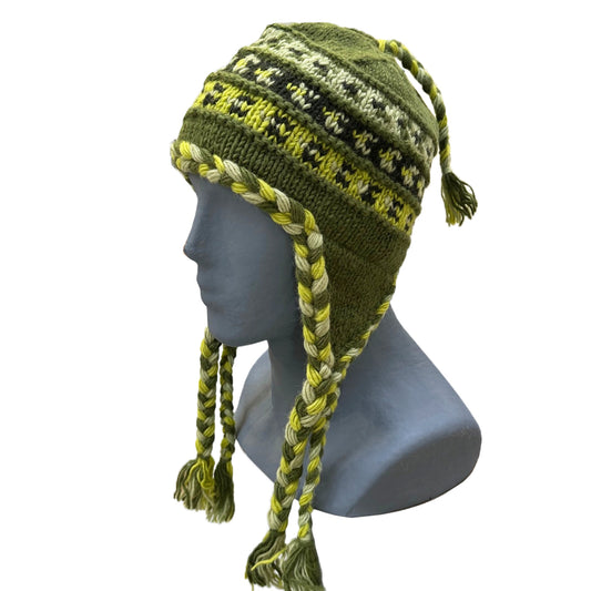 Planet Wool - hat ear covers | wool hat with ear flaps