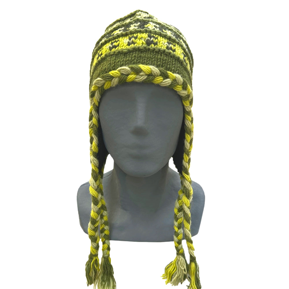 Planet Wool - hat ear covers | wool hat with ear flaps