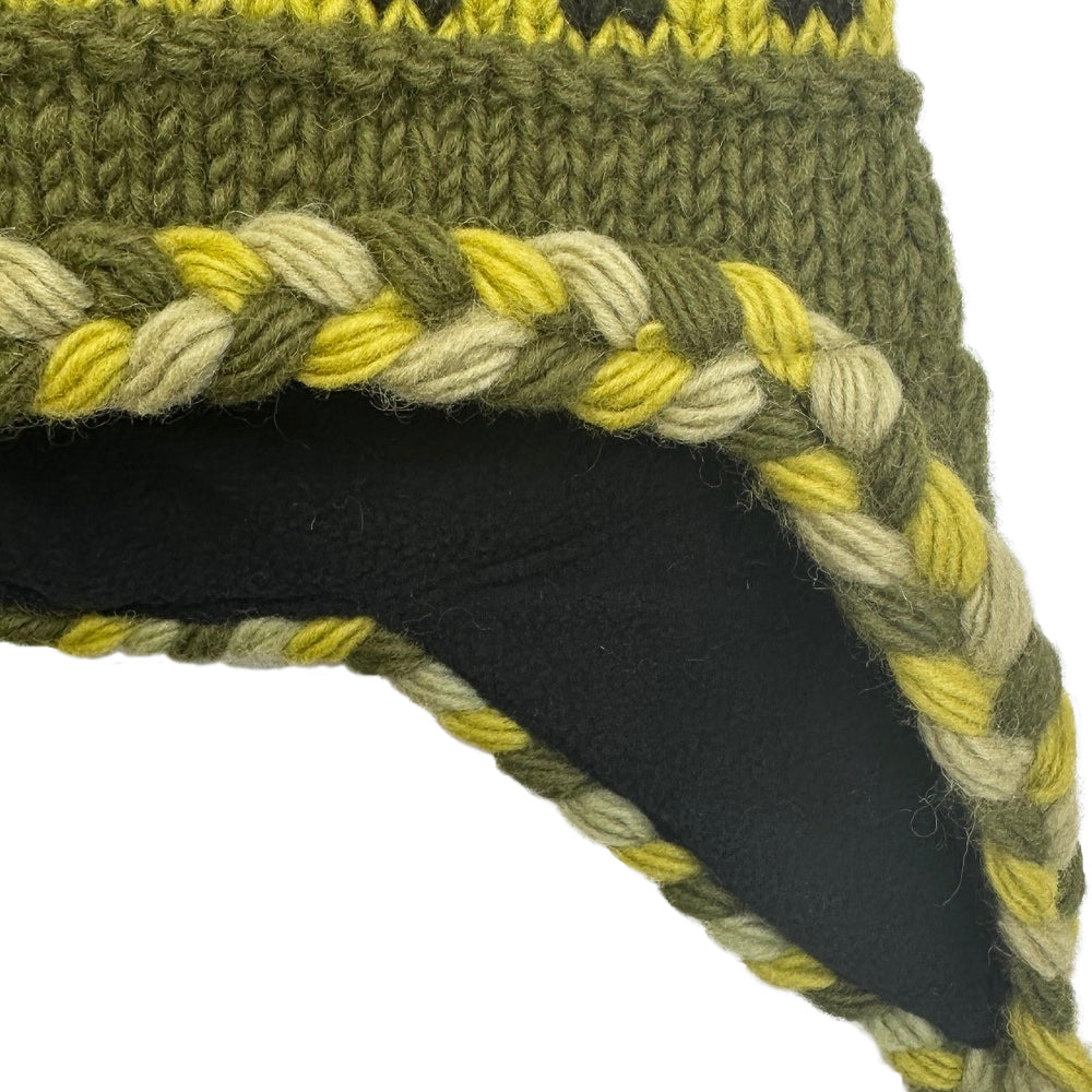Planet Wool - hat ear covers | wool hat with ear flaps