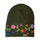 Planet wool - Long flower hat | wollen muts met bloemen