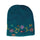 Planet wool - Long flower hat | wollen muts met bloemen