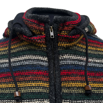 Planet Wool - Long Jacket Tibetan | wollen damesvest met fleecevoering