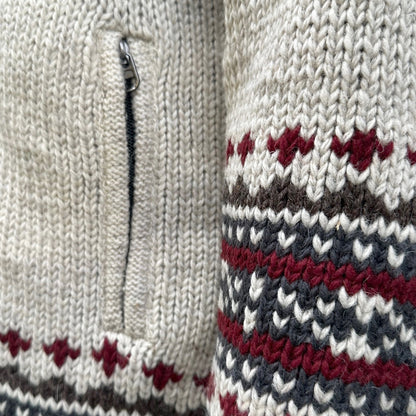 Planet Wool - Long Jacket Round | wollen damesvest met fleecevoering