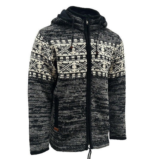 Planet Wool - Hatti Jacket | wollen vest met fleecevoering