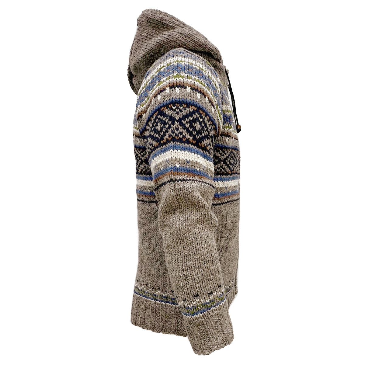 Planet Wool - Chest Pattern | wollen vest met fleecevoering