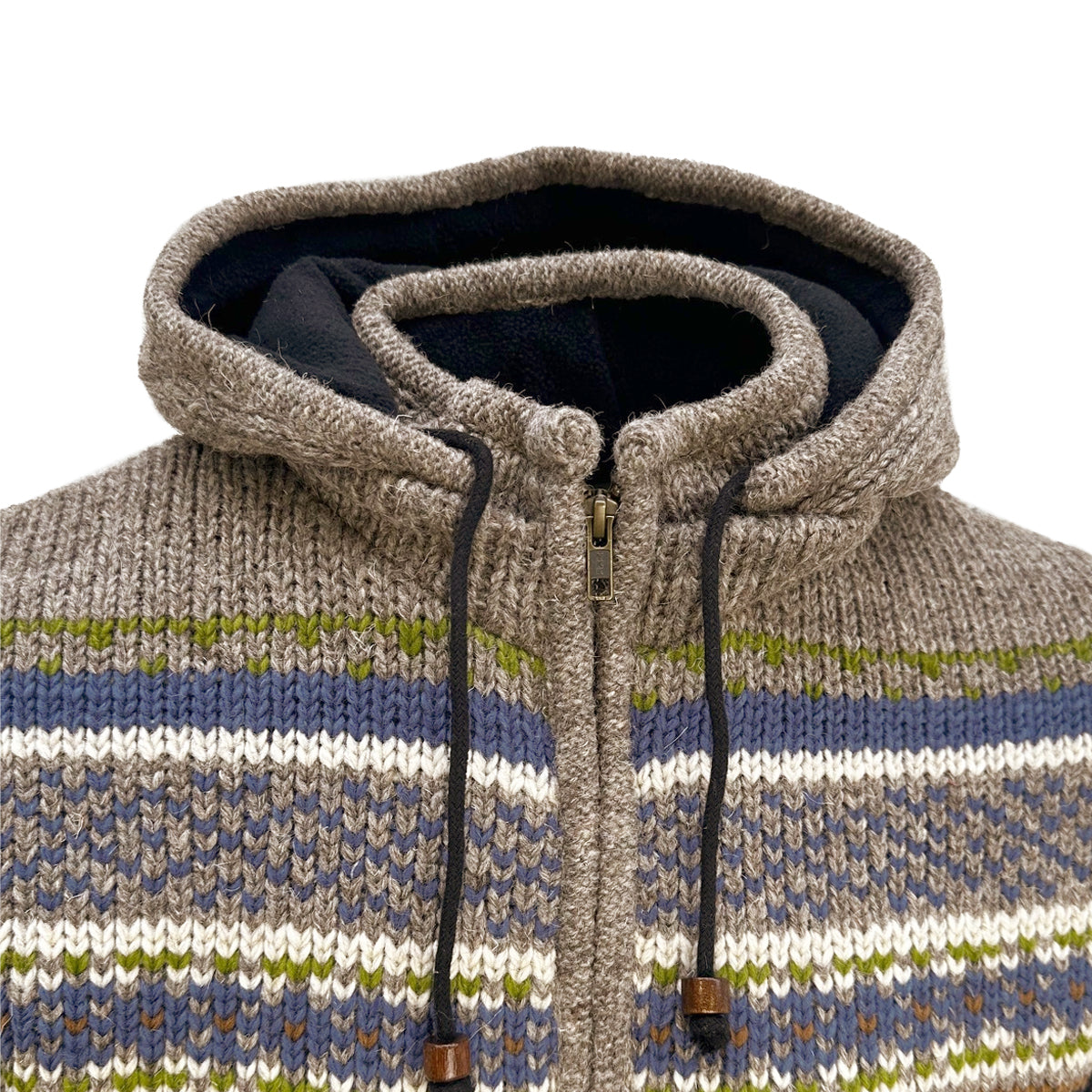 Planet Wool - Chest Pattern | wollen vest met fleecevoering