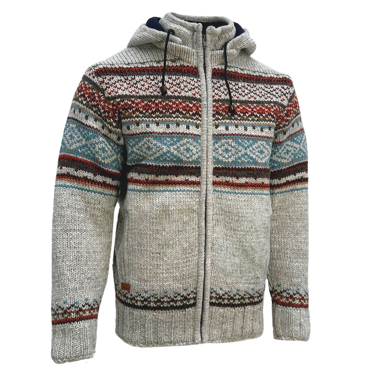Planet Wool - Chest Pattern | wollen vest met fleecevoering