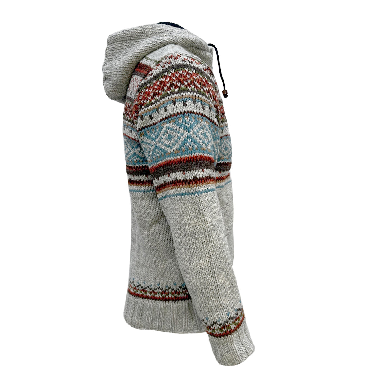 Planet Wool - Chest Pattern | wollen vest met fleecevoering