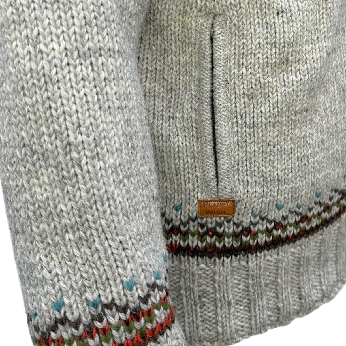 Planet Wool - Chest Pattern | wollen vest met fleecevoering