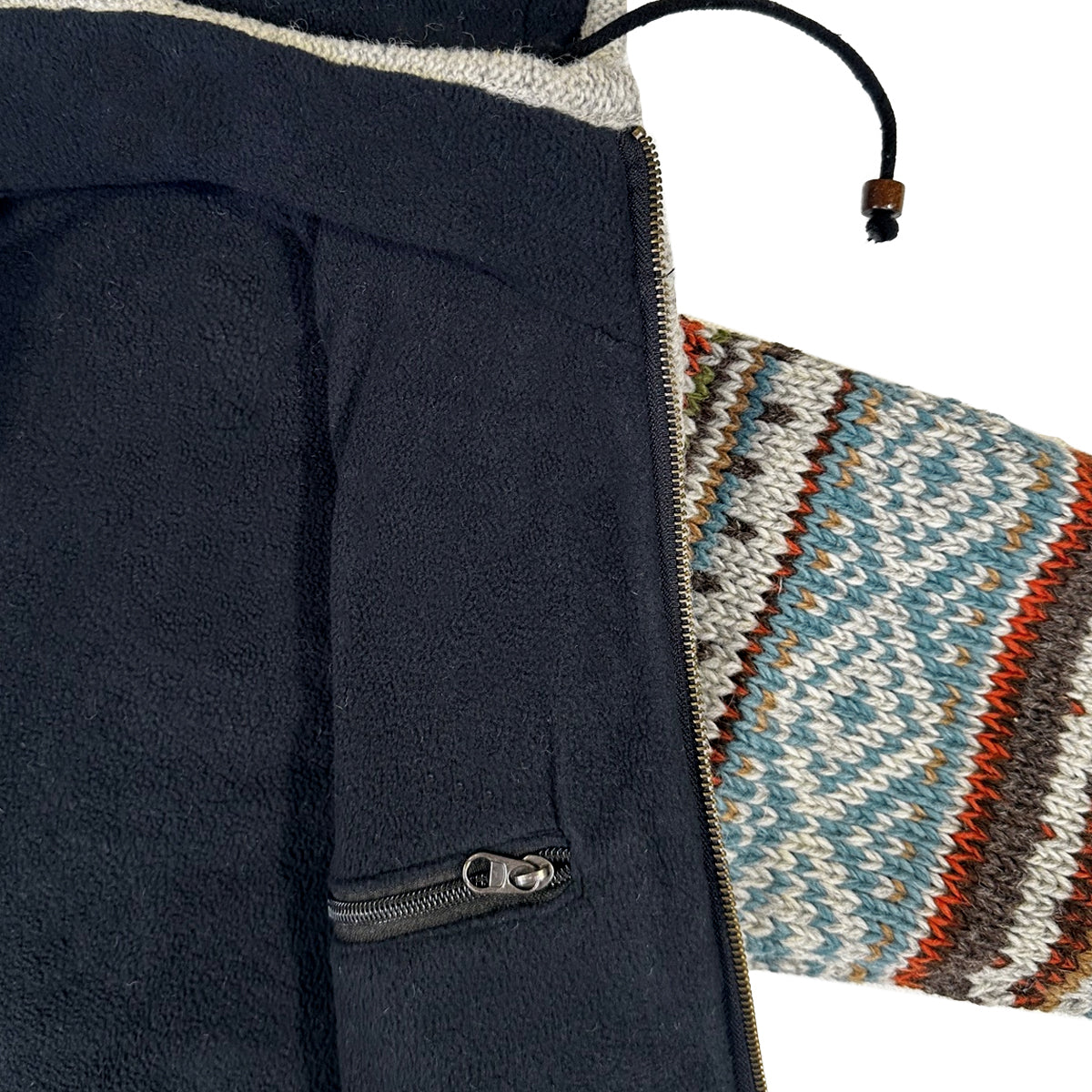 Planet Wool - Chest Pattern | wollen vest met fleecevoering