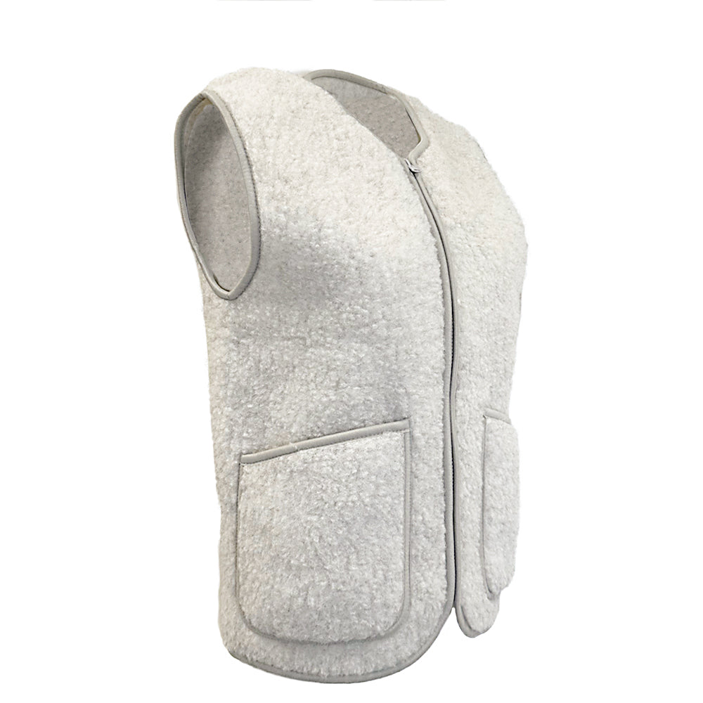 Yoko Wool - Pepitko vest | bodywarmer van zachte wol