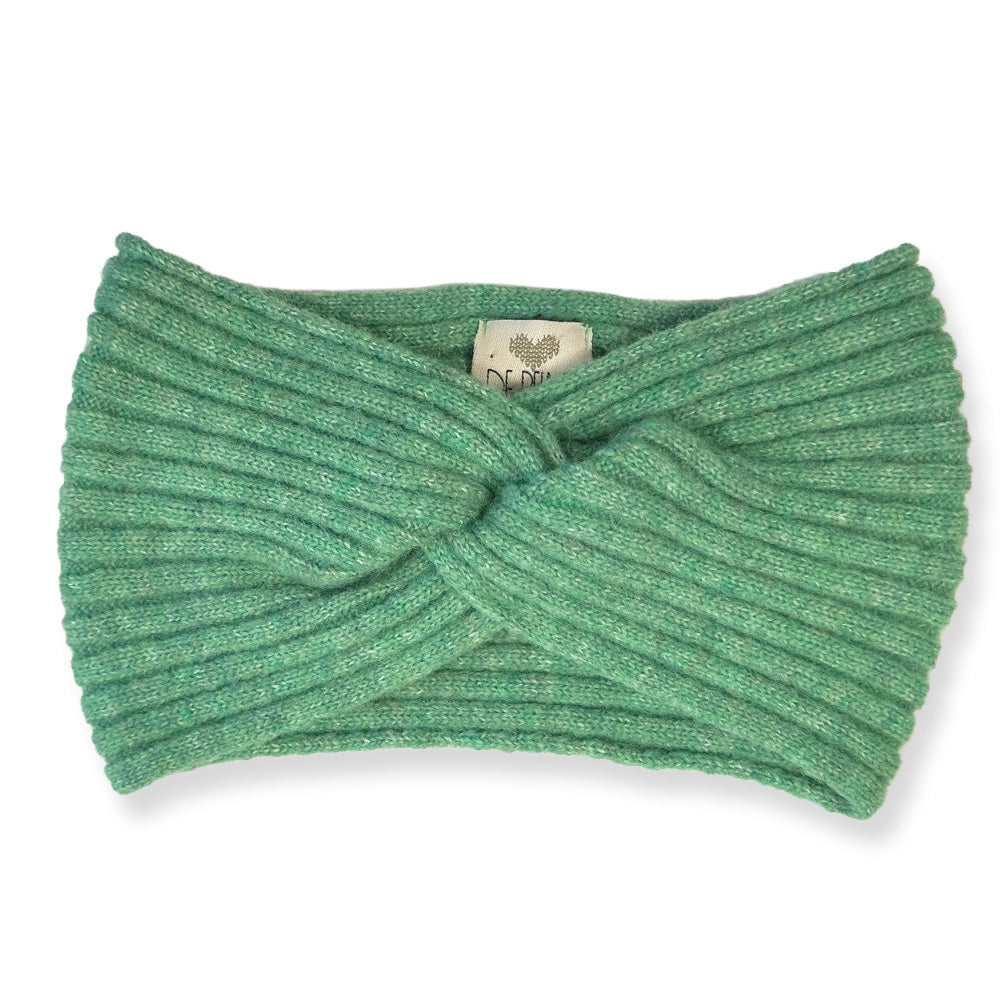 De Reuver - Pip | wollen hoofdband Dusty jade