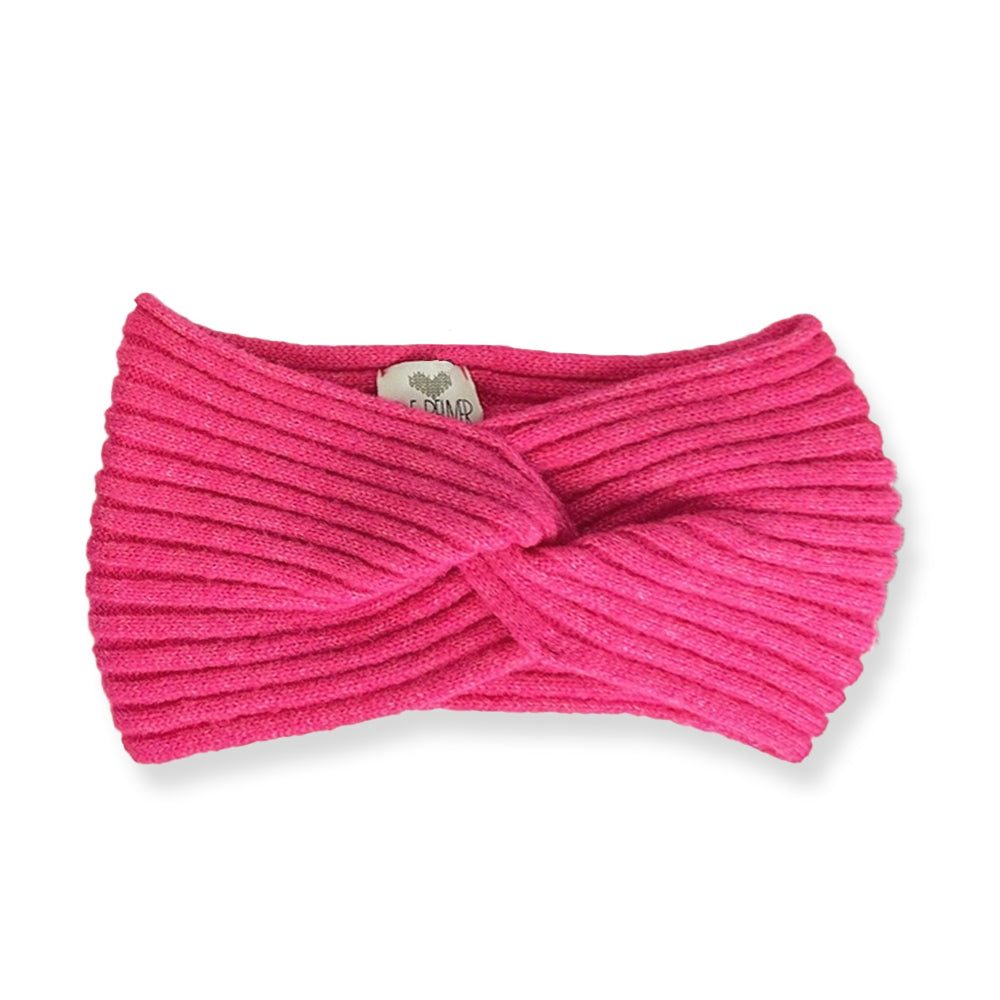 De Reuver - Pip | wollen hoofdband Magenta